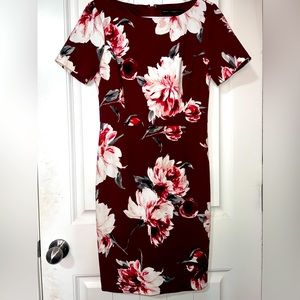 Floral sheath dress